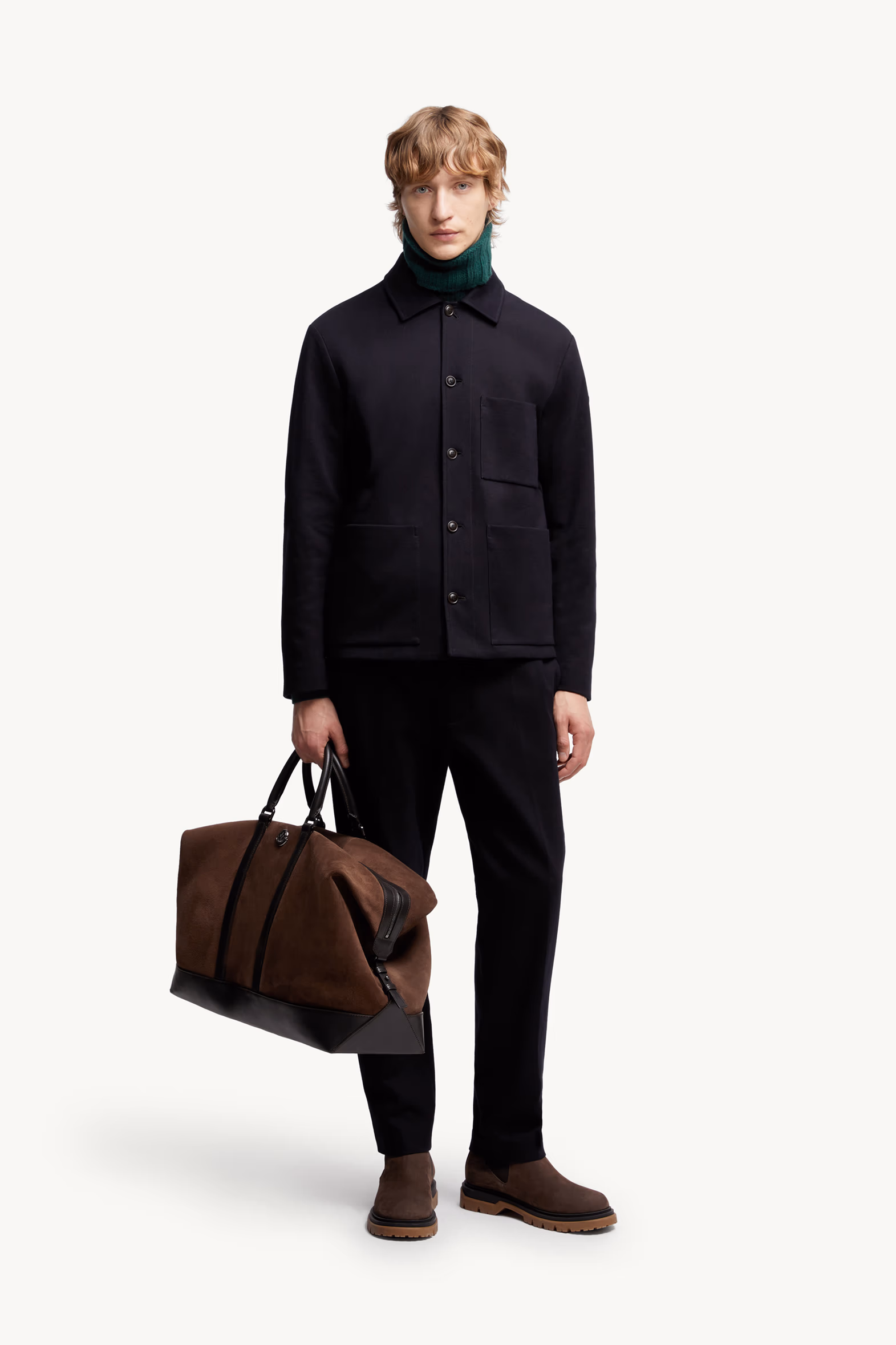 Cabalian Shirt Jacket Men Blue Moncler 0